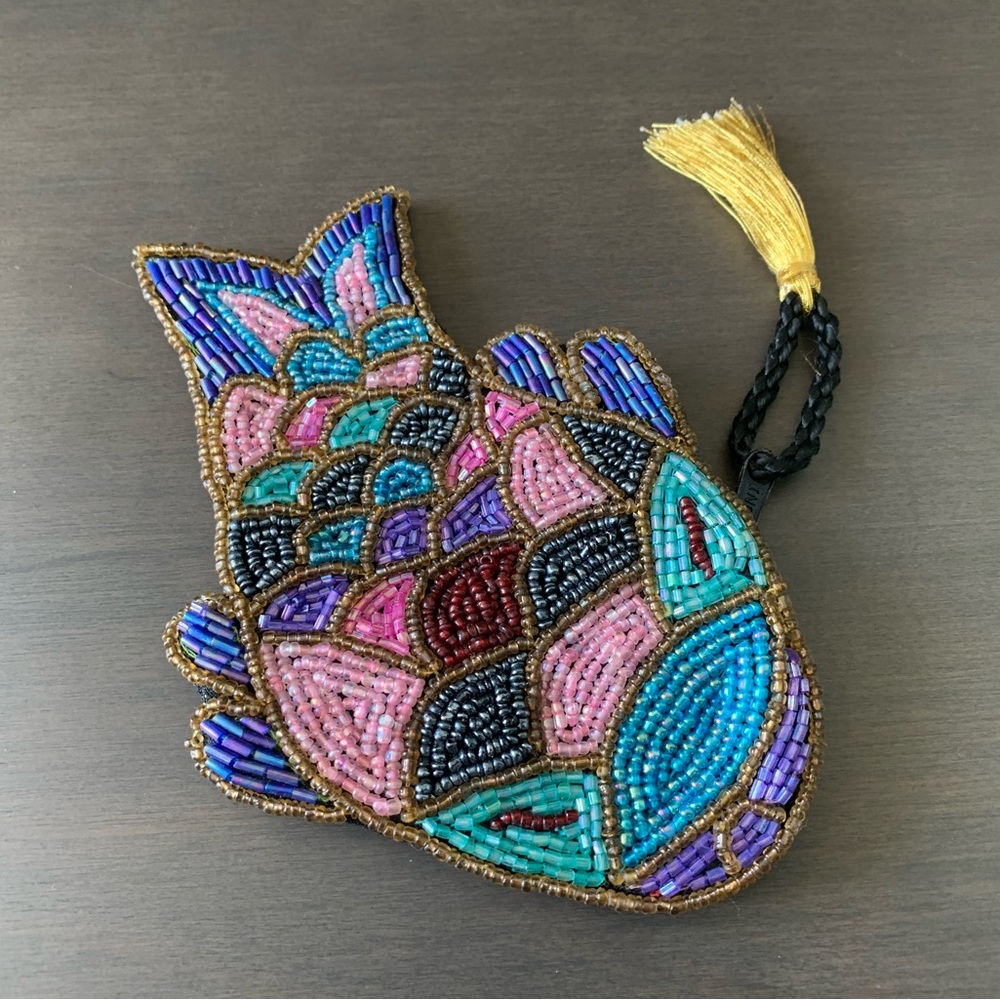 Beaded Koi Fish Coin Purse